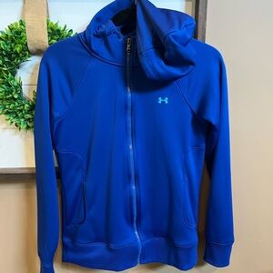 Under Armour Blue Zip-Up Hoodie
